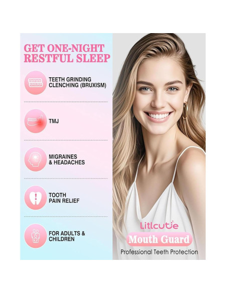 Protector Bucal Nocturno Litlcutie 4 Pzs 2 Tamaños