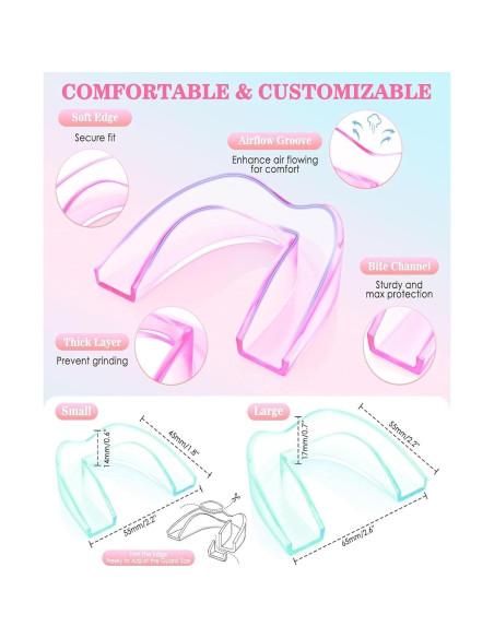 Protector Bucal Nocturno Litlcutie 4 Pzs 2 Tamaños
