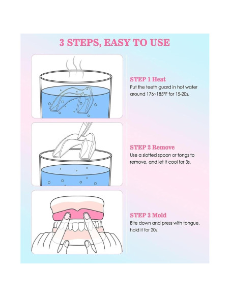 Protector Bucal Nocturno Litlcutie 4 Pzs 2 Tamaños