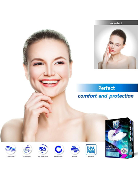 Protector Bucal LORIOUS Ajustable 6 Piezas Libre BPA