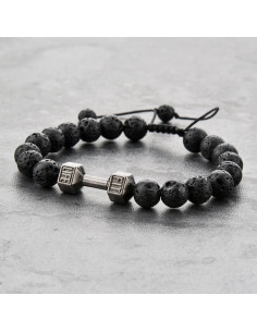 Pulsera de Lava con Difusor de Aceites Manhattan Edge 19.81 cm 2