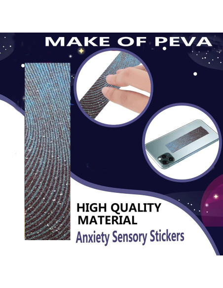 10 Pegatinas Sensoriales de Ansiedad TXDYFC - Alivio Estrés