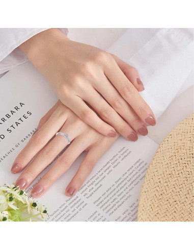 Anillo Fidget ReBest Plata Esterlina 925 Alivio Estrés 7