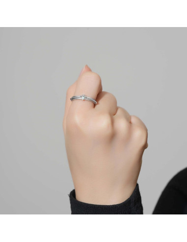 Anillo de Alivio de Ansiedad Nisgoin Plata 925 Just Breathe