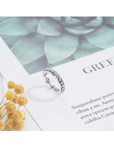 Anillo Fidget Spinner ReBest Plata Esterlina 925 para Ansiedad 2