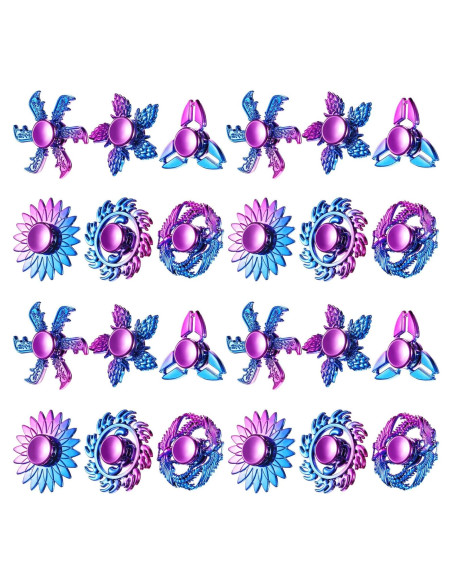 Paquete de 24 Spinners Antiestrés Woanger - Plástico ABS