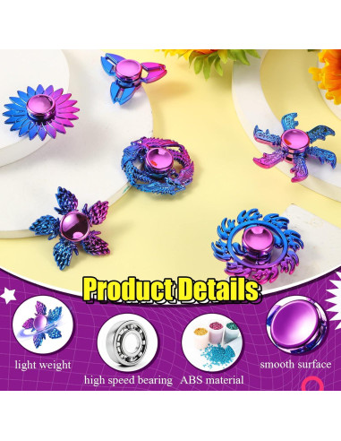 Paquete de 24 Spinners Antiestrés Woanger - Plástico ABS