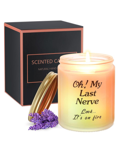 Vela Aromática de Lavanda LED ElectricWise - 7,11x8,89 cm