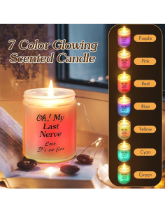 Vela Aromática de Lavanda LED ElectricWise - 7,11x8,89 cm 2