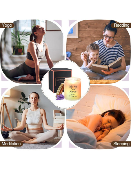 Vela Aromática de Lavanda LED ElectricWise - 7,11x8,89 cm