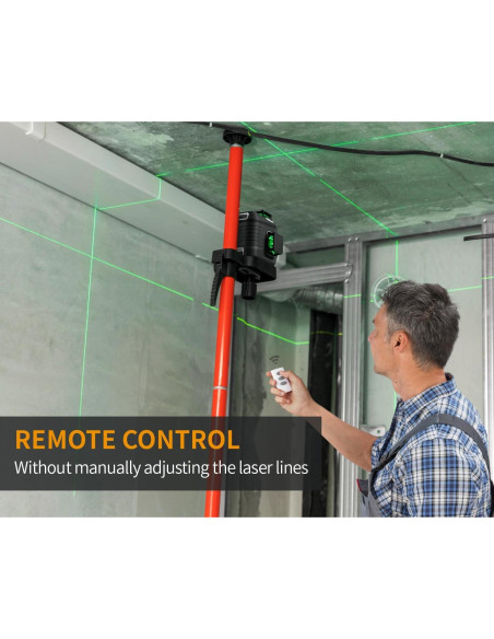 Nivel láser Firecore G50 3x360 con trípode y baterías