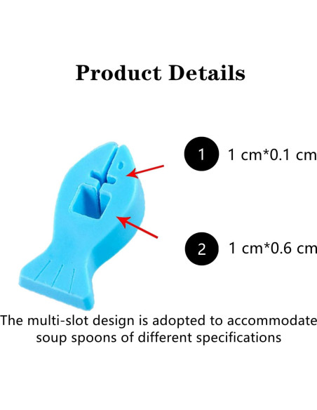 Soporte para Cuchara de Silicona ZW-0018 - 4 Piezas