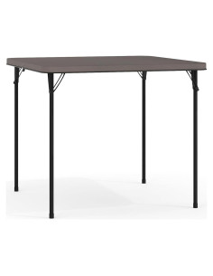 Mesa Plegable Cuadrada Flash Furniture 86 cm Gris Oscuro