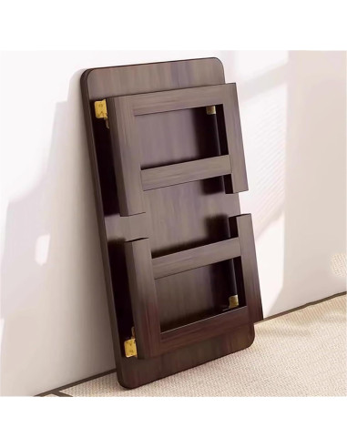 Mesa de café plegable FATOLRD 80x40 cm bambú japonesa