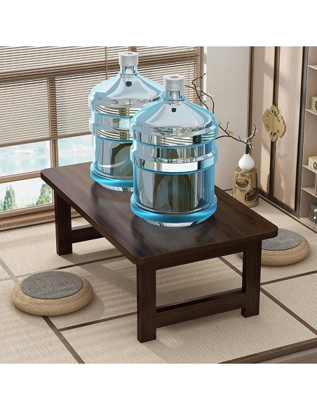 Mesa de café plegable FATOLRD 80x40 cm bambú japonesa