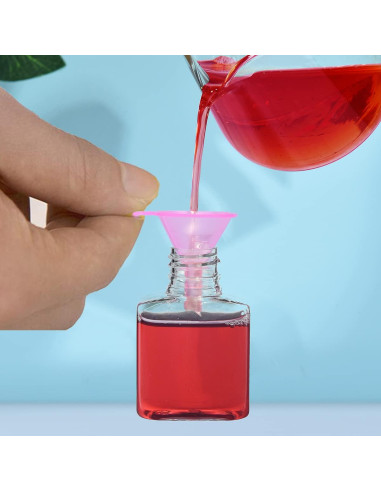 Conjunto de 6 embudos de plástico Delove grado alimenticio