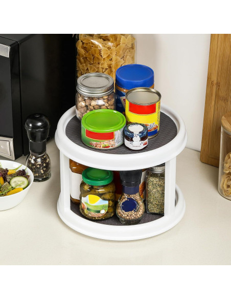 Organizador de especias giratorio LANDNEOO 10" antideslizante