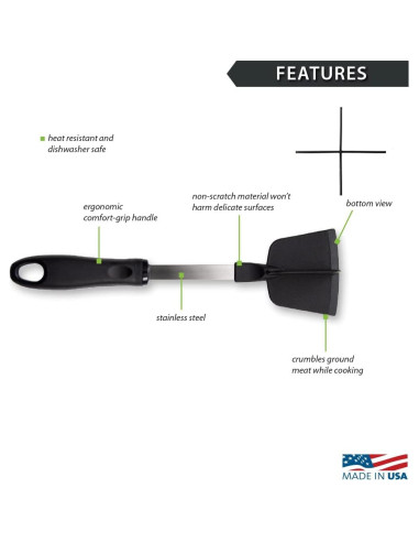 Cortador de Carne RADA 28 cm Nylon Libre de BPA