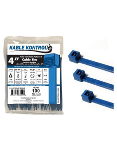 Bridas Detectables de Metal Kable Kontrol 100 Pcs 10,16 cm