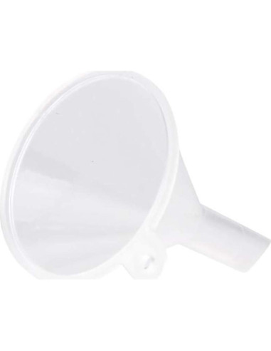 Conjunto 10 Embudos Mini Plástico Claro Rosojodg 2,5cm