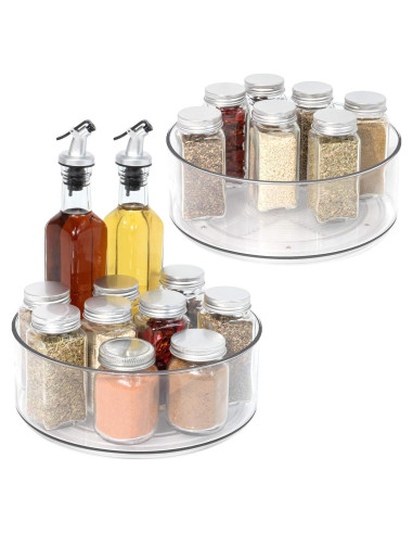 Tiblue Lazy Susan 2 Pack Organizadores Giratorios 22,86 cm