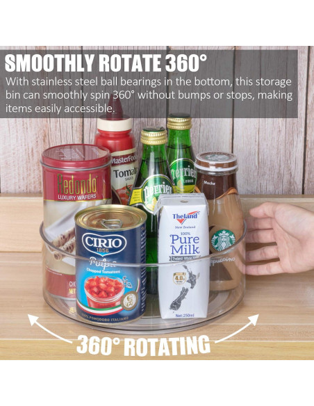 Tiblue Lazy Susan 2 Pack Organizadores Giratorios 22,86 cm