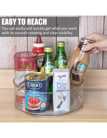 Tiblue Lazy Susan 2 Pack Organizadores Giratorios 22,86 cm