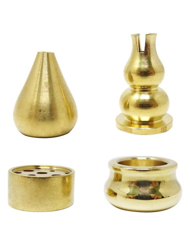 Soporte de Incienso de Latón Honbay 4PCS Mini Quemador