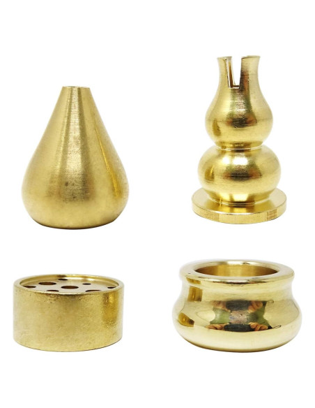 Soporte de Incienso de Latón Honbay 4PCS Mini Quemador