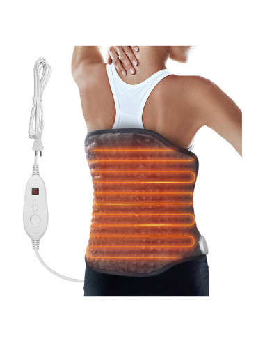 Almohadilla Térmica Snailax 40x61 cm con 6 Niveles de Calor