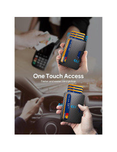 Billetera Minimalista SEMORID para Hombres con Bloqueo RFID 2