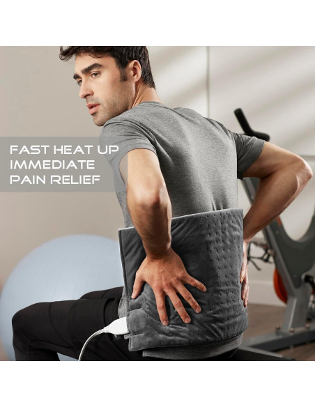 Almohadilla Térmica Digital Boncare 61x30cm 6 Niveles Calor