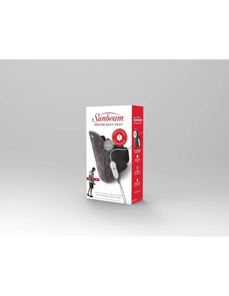Envoltura Térmica Sunbeam para Espalda 58.4 x 38.1 cm Gris