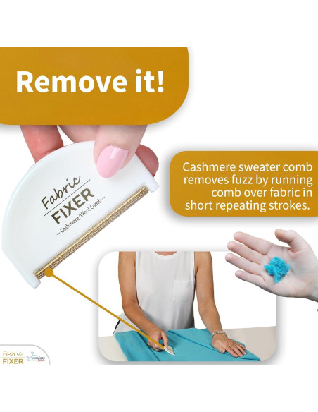 Juego de 3 Peines Removedores de Pelusas Wardrobe Hackers