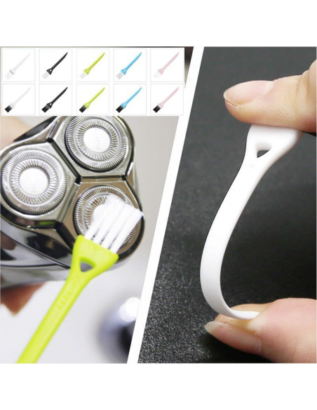 Paquete de 10 Cepillos de Limpieza TorSor para Afeitadora