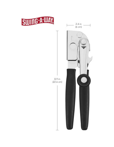 Abrebotellas de Manivela Swing-A-Way 26.4 cm Negro