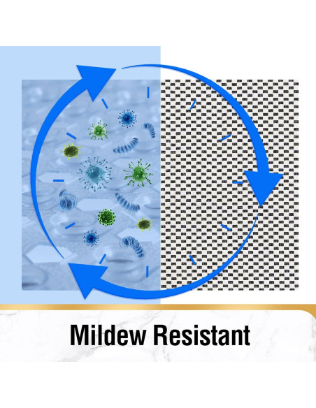 HITSLAM Alfombrilla de Baño Antideslizante 101,6 x 40,6 cm Gris