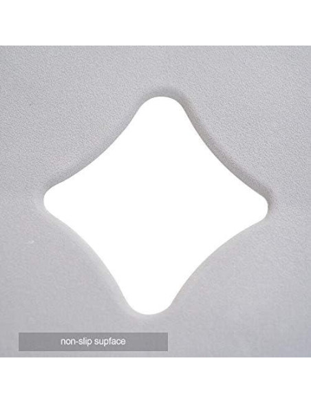 Alfombrilla de Baño Antideslizante Webos 71x40 cm Gris