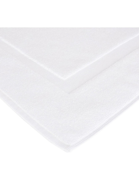 Alfombrilla de baño Amazon Basics 50,8x78,7cm Algodón Blanco