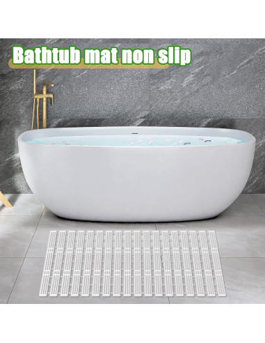 Alfombrilla de Baño Antideslizante TKSDWBLTY 66x40cm