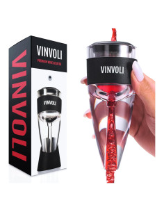 Decantador de Vino Vinvoli Deluxe 0.15L Aerador 3 Etapas