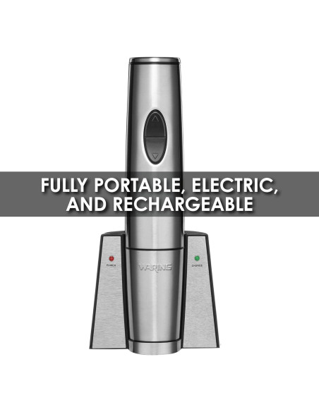 Abrebotellas Eléctrico Waring WWO120 Portátil Acero Inox
