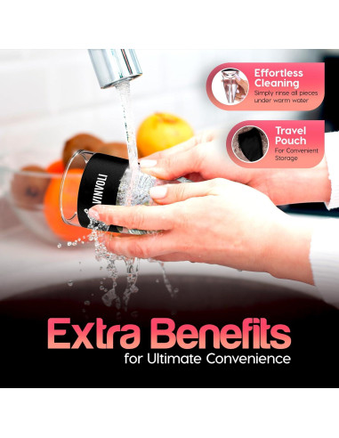 Decantador de Vino Vinvoli Deluxe 0.15L Aerador 3 Etapas