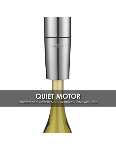 Abrebotellas Eléctrico Waring WWO120 Portátil Acero Inox