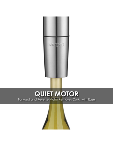 Abrebotellas Eléctrico Waring WWO120 Portátil Acero Inox