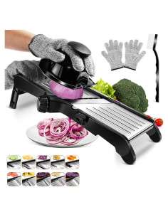 Mandolina Cortadora Ajustable MASTERTOP Acero Inoxidable