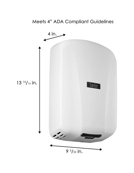 Secador de Manos Automático ThinAir ADA 950W Blanco Antimicrobiano