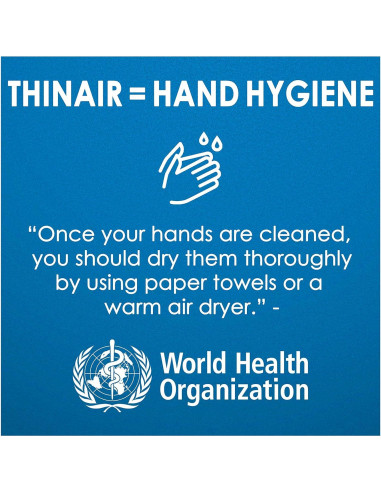 Secador de Manos Automático ThinAir ADA 950W Blanco Antimicrobiano