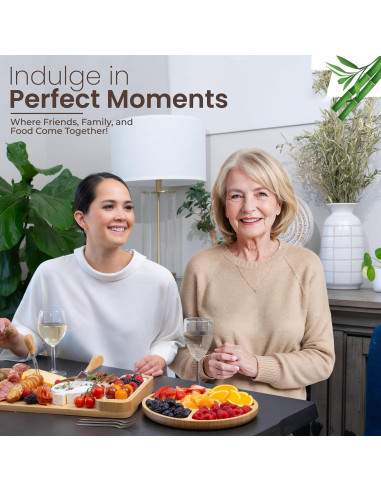 Juego de Tabla de Charcutería Bambüsi - 35,56x27,94cm