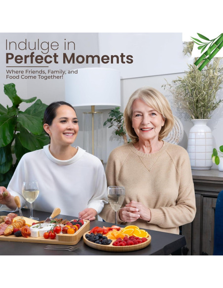 Juego de Tabla de Charcutería Bambüsi - 35,56x27,94cm